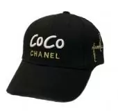 chanel casquette cc logo coco black